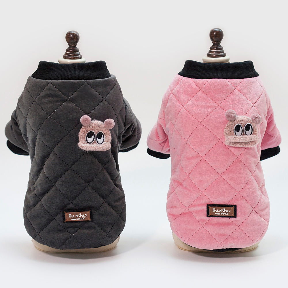 Autumn And Winter Casual Warm Quilted Jacket Small Dog