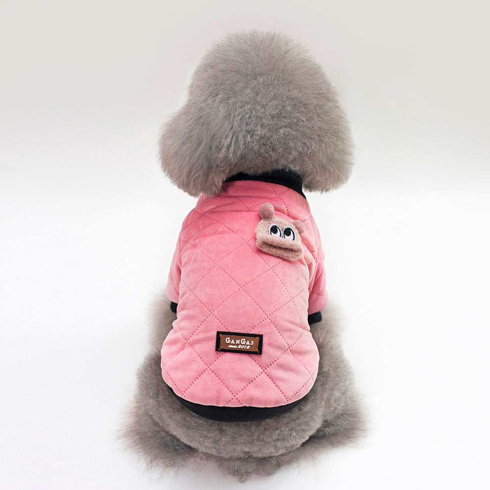 Autumn And Winter Casual Warm Quilted Jacket Small Dog