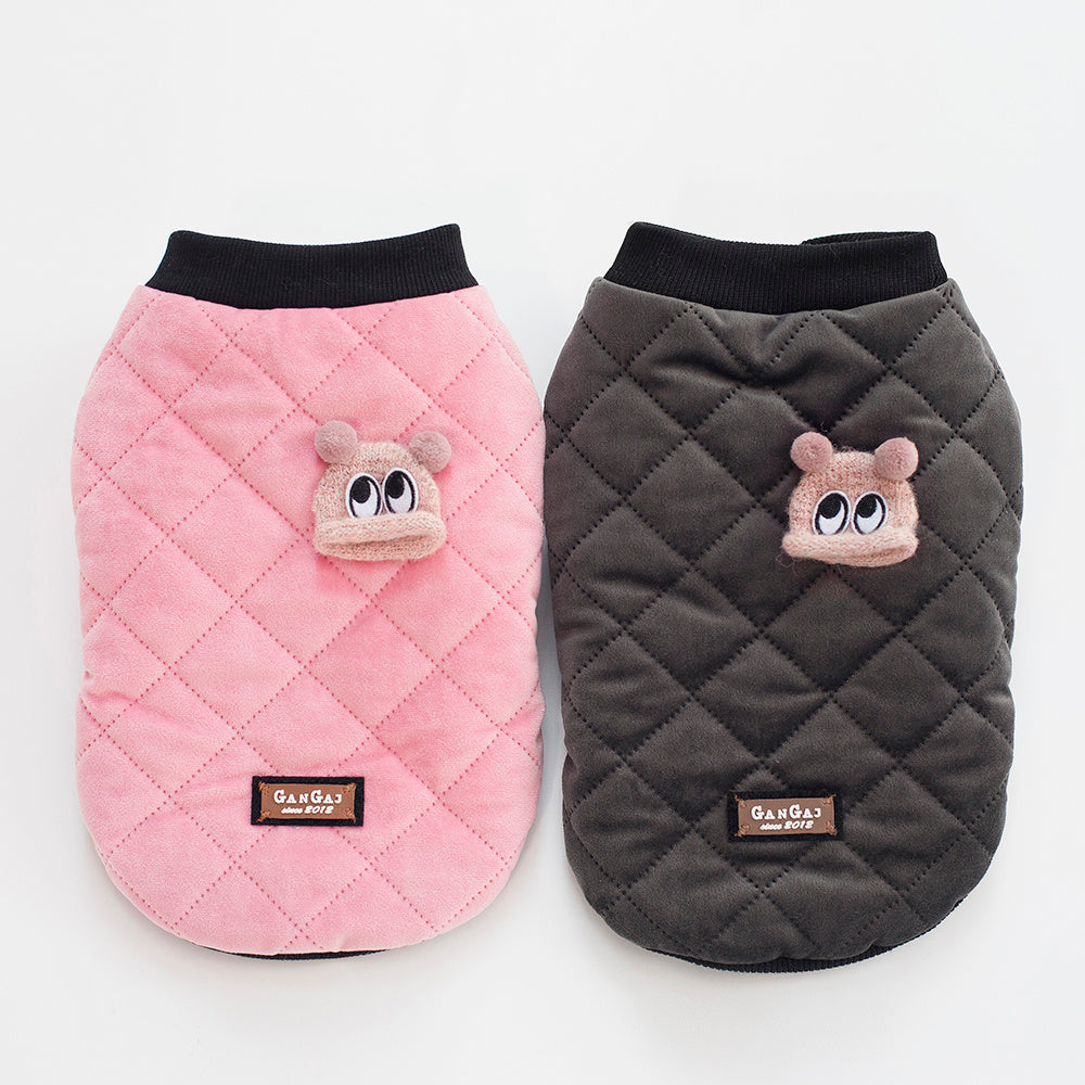 Autumn And Winter Casual Warm Quilted Jacket Small Dog