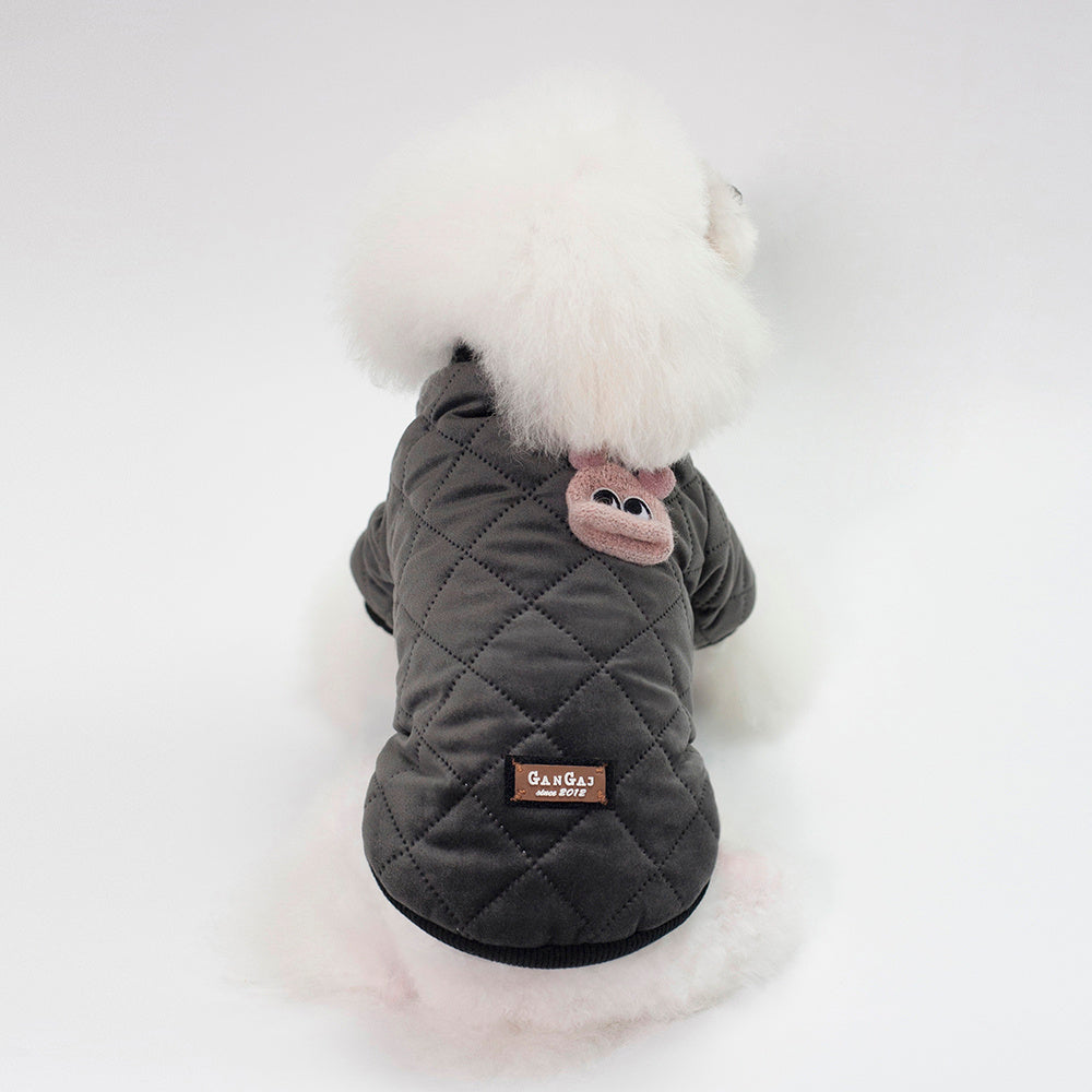 Autumn And Winter Casual Warm Quilted Jacket Small Dog